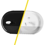 Dispenser-hartie-igienica-Tork-SmartOne-Mini–ALB–NEGRU