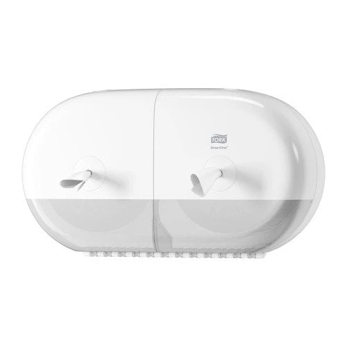 Dispenser hartie igienica Tork SmartOne Mini Dublu T9 682000 / 682008 - Alb