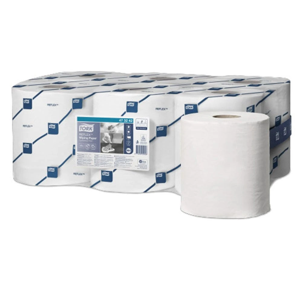 Rola prosoape hartie cu derulare centrala, 1 strat, 857 portii, 300m, Tork Reflex M4 473242
