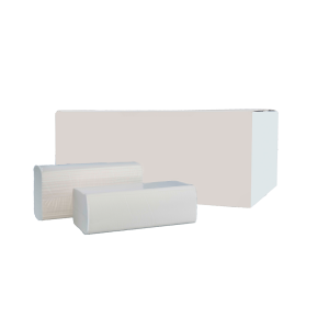 Prosoape de hartie celuloza extra, tip V, 2 straturi, albe