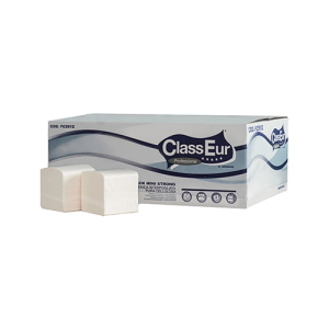 Hartie igienica intercalata ( bulk pack ), 2 straturi, 100% celuloza, 225 buc / pach, 40 pach/bax