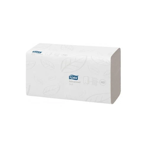 Prosoape de hartie Tork H2 120289/130289, 2 straturi, albe, 180 servetele/pachet, 21 pachete/bax