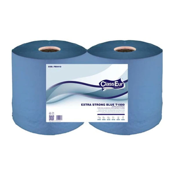 rola-hartie-industriala albastra-2-straturi-celuloza-extra Rola hartie industriala albastra, 2 str., 100% celuloza, dim. portie 22x26cm, 900 portii/rola, 2 role/bax