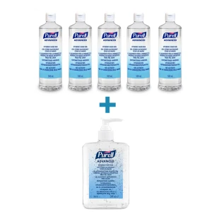Pachet dezinfectant de maini Purell Advanced 5 + 1
