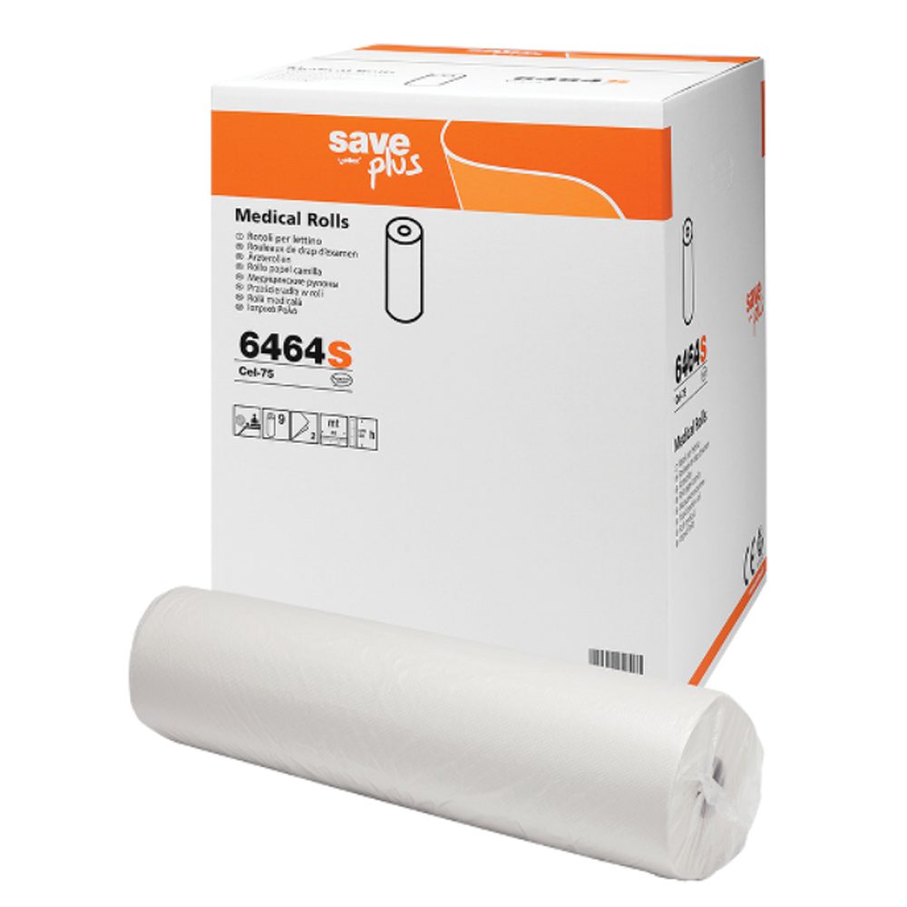 DELISTAT - Rola medicala cearceaf hartie, 2 straturi, 50x34 cm, 48m, Celtex, 9 role / bax