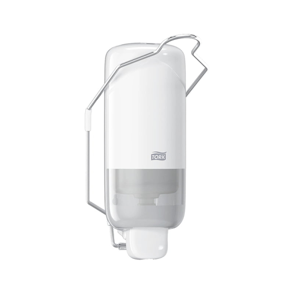 DELISTAT-Dispenser sapun lichid actionare cu brat Tork 560100 S1, alb, 1L