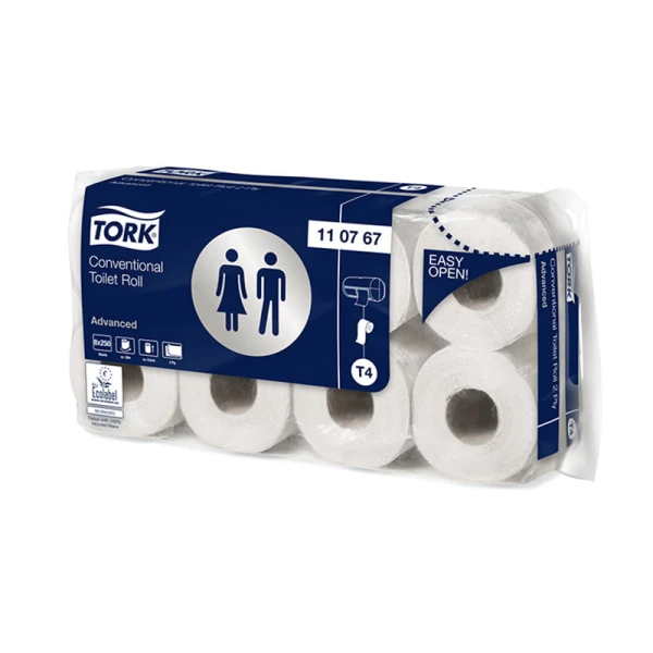hartie-igienica-tork-advanced-t4-110767-0 Hartie igienica Tork Advanced T4 110767, 30 m, 2 straturi, 8 role/pachet
