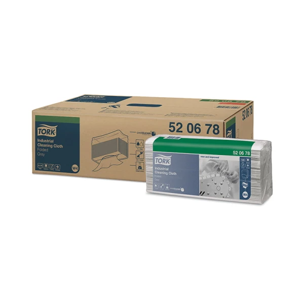 lavete-textile-industriale-tork-520678-0 Lavete industriale Tork 520678 W4, gri, 120 buc/pachet