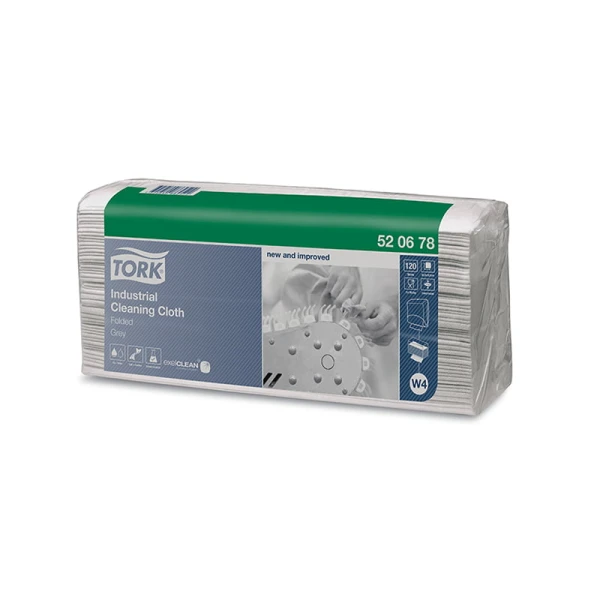 Lavete industriale Tork 520678 W4, gri, 120 buc/pachet