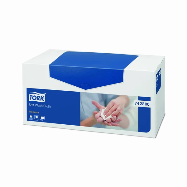 Lavete  premium Tork 742200, albe, 135 buc/pachet