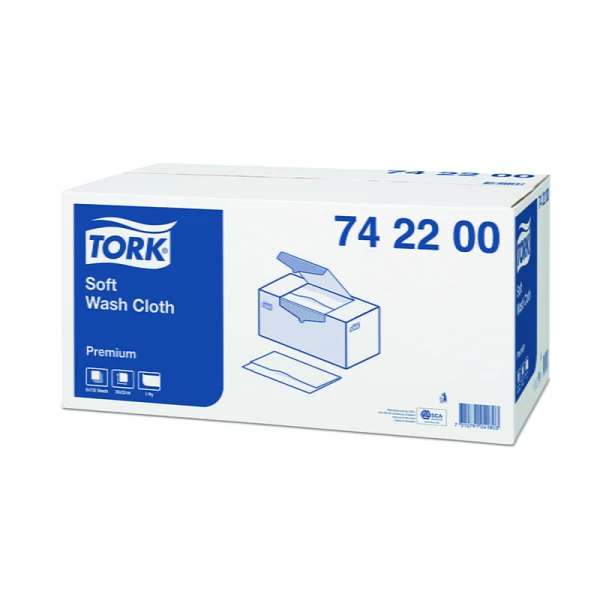 Lavete  premium Tork 742200, albe, 135 buc/pachet