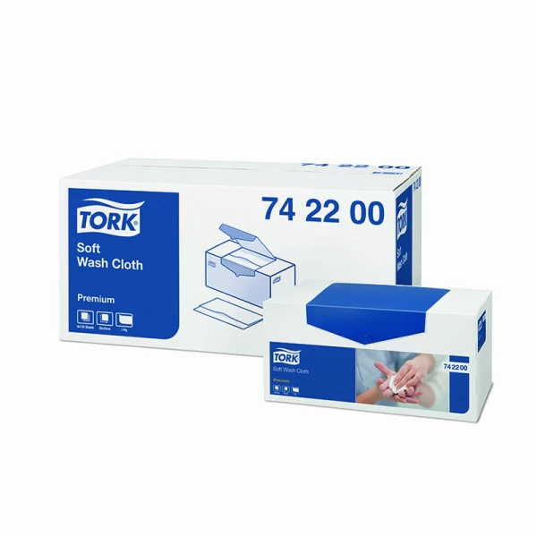 Lavete  premium Tork 742200, albe, 135 buc/pachet