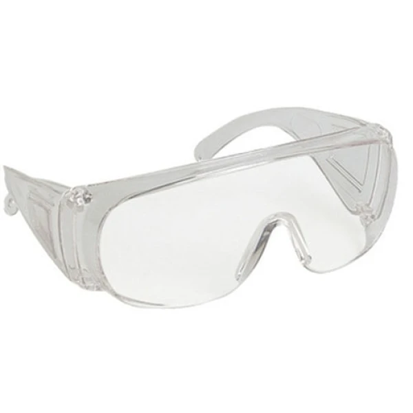Ochelari de protectie Visilux, panoramici, lentile incolore din policarbonat, tratate anti-UV, rezistenti la temperaturi ridicate, Coverguard