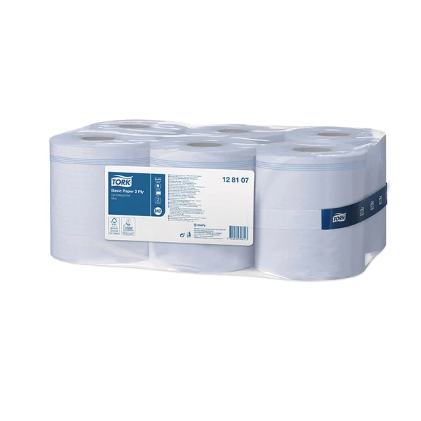 Prosoape de hartie cu derulare centrala Tork 128107 M2, 2 straturi, 150 m/rola