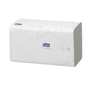 Prosoape de hartie pliate Tork 290190 H3 dizolvabile in apa, 2 straturi, 250 servetele/pachet