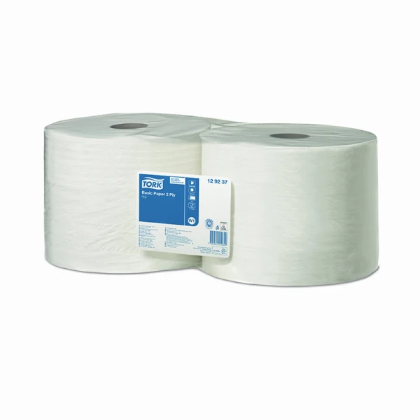 rola-lavete-hartie-industriala-tork-129237-0 Rola lavete hartie industriala Tork 129237 W1, alba, 2 straturi, 510 m