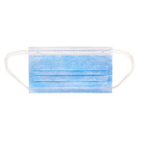 Masca chirurgicala albastra, 3 pliuri tip IIR, 50 masti/cutie, certificate 14683 si ANMDMR