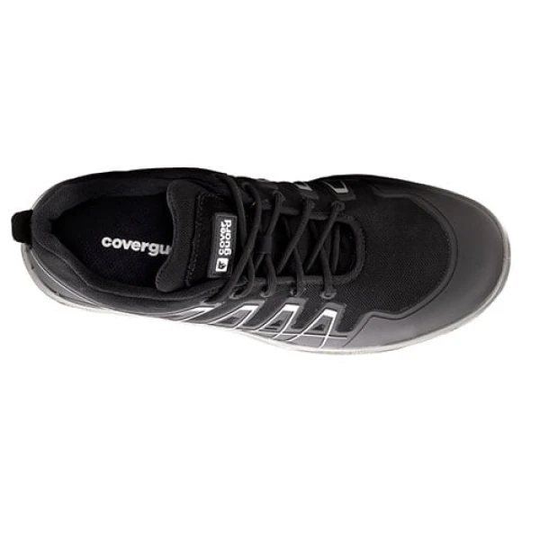 Pantofi de protectie usori S3 SRC SCHORL, negri, cu bombeu si lamela anti-perforatie din compozit, dungi reflectorizante, talpa Nitril-PU rezistenta la uleiuri