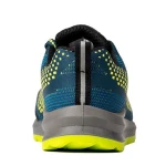 CG9MIL280_Pantofi protectie usori, S1P, SRC, MILERITE, model sport, verde-galben, bombeu si lamela metalica, respirabilitate si confort, Coverguard_spate