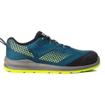 CG9MIL280_Pantofi protectie usori, S1P, SRC, MILERITE, model sport, verde-galben, bombeu si lamela metalica, respirabilitate si confort, Coverguard_lateral