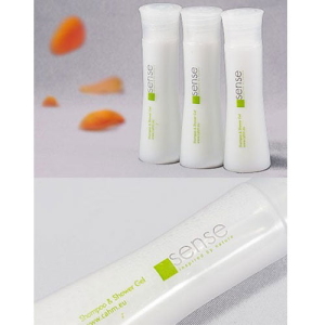 Gel mixt SENSE 2 in 1 sampon si gel de dus, flacon, 25 ml