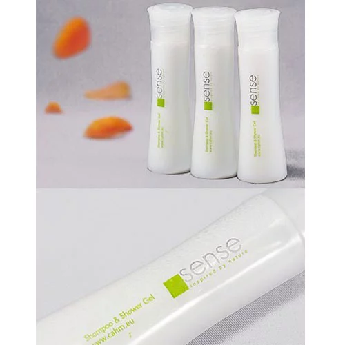 Gel mixt SENSE 2 in 1 sampon si gel de dus, flacon, 25 ml