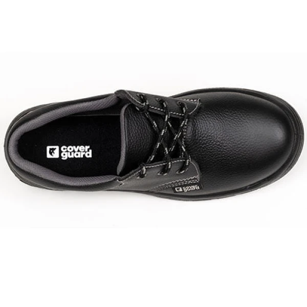 Pantofi de protectie S3, SRC, Agate, din piele, negri, cu bombeu metalic, lamela metalica, talpa antistatica, rezistenta la ulei si la alunecare