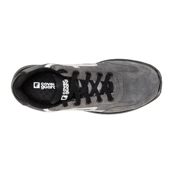 Pantofi protectie S1P SRC GALENA cu model gri deschis si bombeu metalic