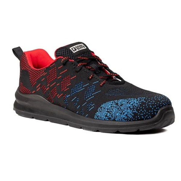 Pantofi protectie usori si comozi, tip adidasi sport, cu bombeu metalic si lamela antiperforare S1P SRC OTAVITE