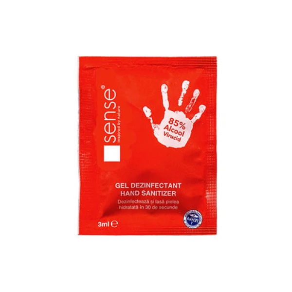 plic_gel_Dezinfectant_sense_3ml_kit_urgenta_avizat_ms Gel dezinfectant maini SENSE la plic, 85% alcool etilic,  3ml