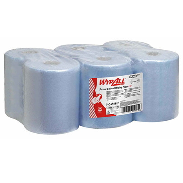 rola_lavete_derulare_Centrala_kc_6220 Rola derulare centrala WypAll albastra 38x18cm 6role/bax