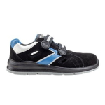 CG9LAR120_Sandale de protectie S1P, SRC, Larimar, din piele intoarsa neagra, bombeu si lamela din compozit, talpa aderenta, antiderapanta, rezistenta la uleiuri_lateral