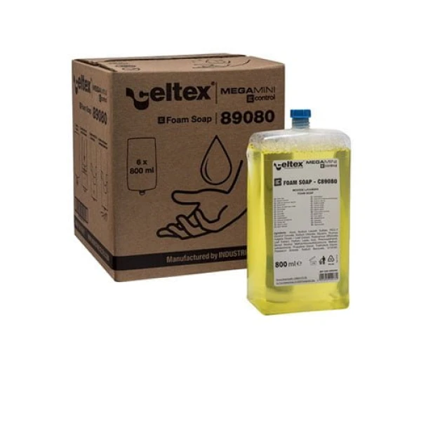 Sapun spuma E-CONTROL 800 ml, usor parfumat, pentru utilizare frecventa,1000portii/cartus, Ecolabel, testat dermatologic- compatibil cu dispenser CE95520