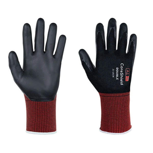 manusi_protectie_coreshield_double_1D13B_honeywell Manusi de protectie cu dubla imersie nitril pe palma, nitril &spuma nitril,13G nylon CoreShield Double
