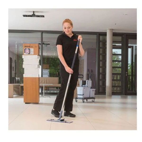 Suport pentru mop CombiSpeed Pro Vileda 40cm, pentru rezerve de mop cu buzunare sau benzi de prindere, compatibil cu maner VL116720