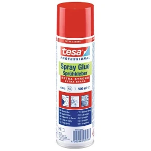 Spray adeziv extra puternic, 500 ml, tesa® Spray Glue EXTRA STRONG, pentru materiale grele cu suprafete aspre, neregulate