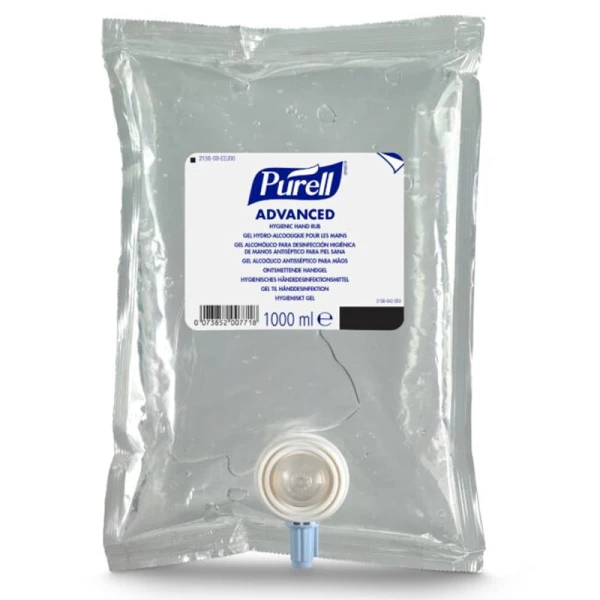 Gel dezinfectant pentru maini Purell Advanced NXT 1000 ml, 4 rezerve / bax 2156