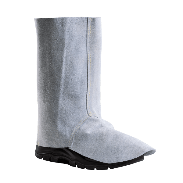 Jambiere din spalt pentru sudura, prindere cu scai, lungime 35cm, EN ISO 11611, Coverguard,