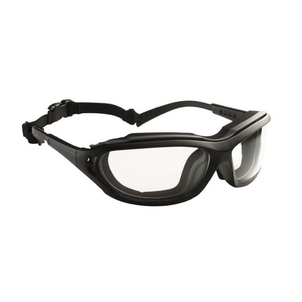 Ochelari Madlux, lentile incolore, spuma protectie si curelusa elastica prindere cap