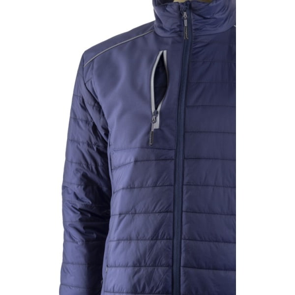 Jacheta de iarna captusita SUMI, Bleumarin, material Ripstop, cu insertii Softshell, 230gr/m²