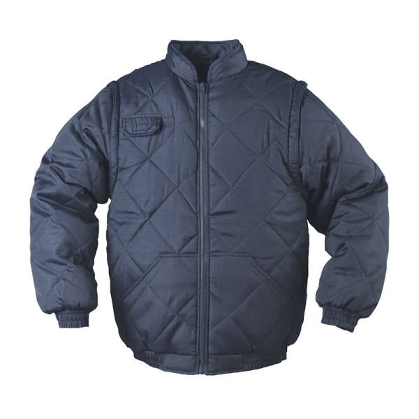 Geaca de iarna functionala 2 in 1, Chouka, captusita, confortabila, maneci detasabile, cu multe buzunare, asigura confort termic in medii cu temperaturi scazute, Coverguard