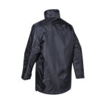 CG5PDA01_Geaca de iarna, Panda, neagra, din material Oxford, 100% poliester acoperit cu PU, gluga ascunsa, buzunare multiple_spate
