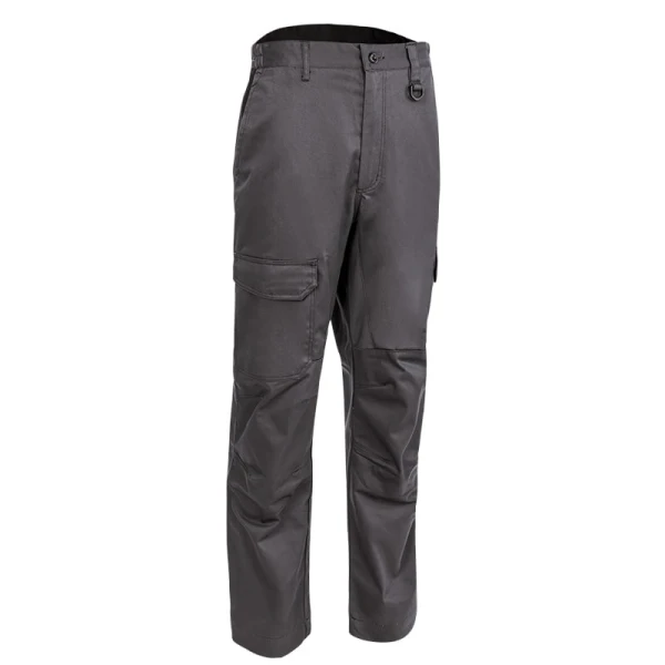Pantaloni de lucru, talie, IRAZU, gri, 60% bumbac, 40% poliester, 300g/m², buzunare multiple, tiv suplimentar 5cm
