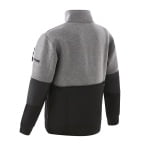 CG5KAG35_Pulover Kangaru pentru protectie termica, gri_negru, din material Air Space gros de 320 g_m², cu intaritura la coate, manseta elastica, 4 buzunare, elemente reflectorizante_2