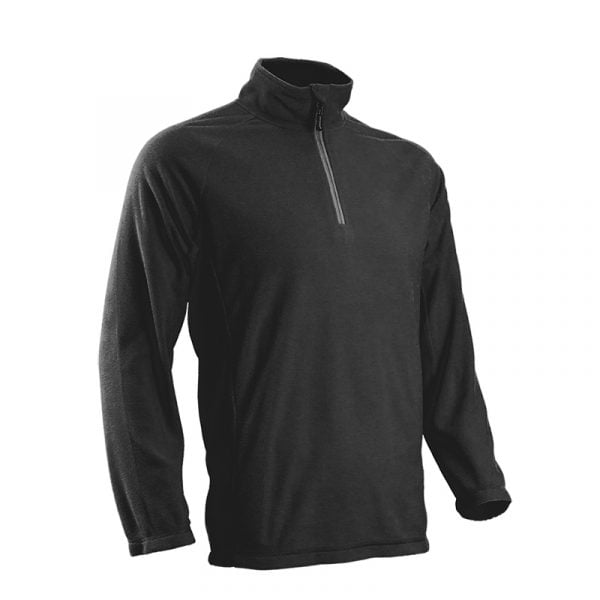 Myoga Pulovăr Din Material Micropolar, De Culoare Neagră