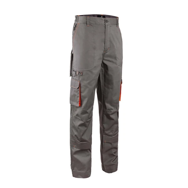 Pantaloni de lucru, Navy / Paddock II, albastru inchis - gri, 60% bumbac/40% poliester – 245g/m², buzunare multiple, rezistenti la uzura, genunchi preformati, Coverguard