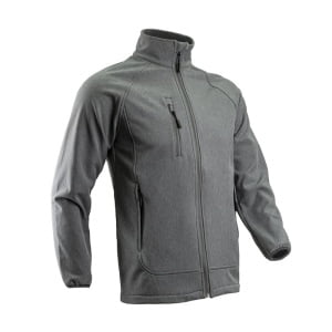 Jachetă Softshell captusita pentru barbati Soba, gri, impotriva umezelii frigului si vantului