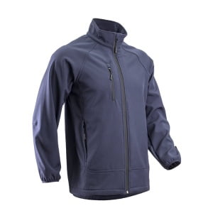 Jachetă Softshell captusita pentru barbati Soba, albastru inchis, impotriva umezelii frigului si vantului