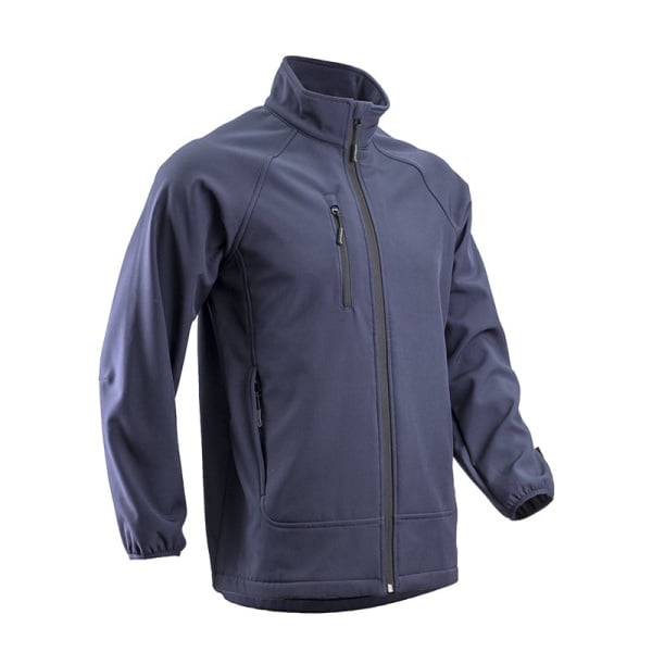 Jachetă Softshell captusita pentru barbati Soba, albastru inchis, impotriva umezelii frigului si vantului