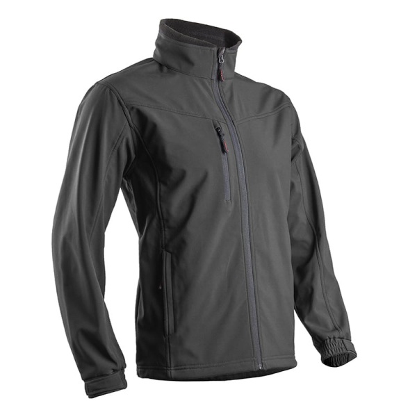 Jacheta impermeabila, captusita, YANG II, neagra, interior microfleece,  310 g/m², cu gluga ascunsa in guler, impermeabilitate 8 000 mm, respirabilitate 3000 g/m²/24h